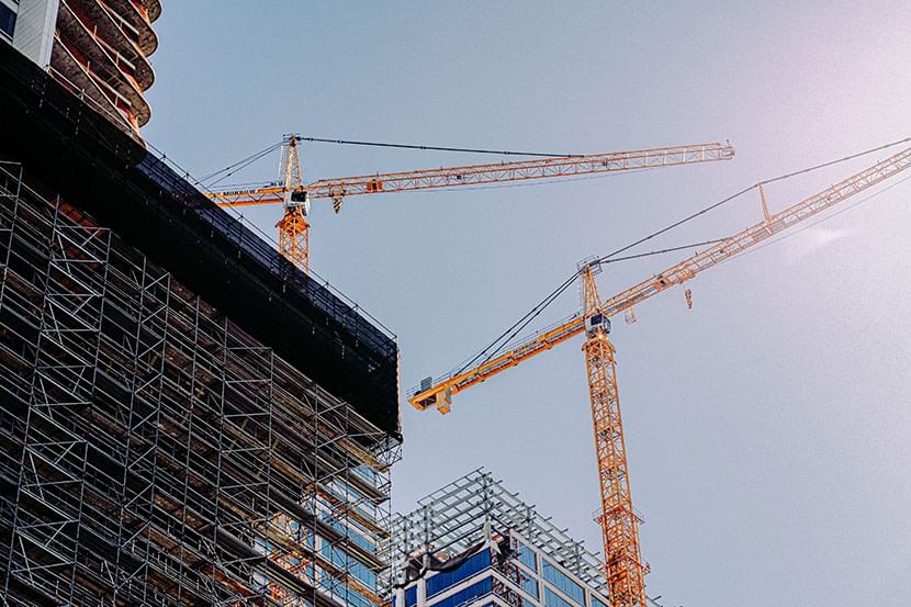 Construction crane image