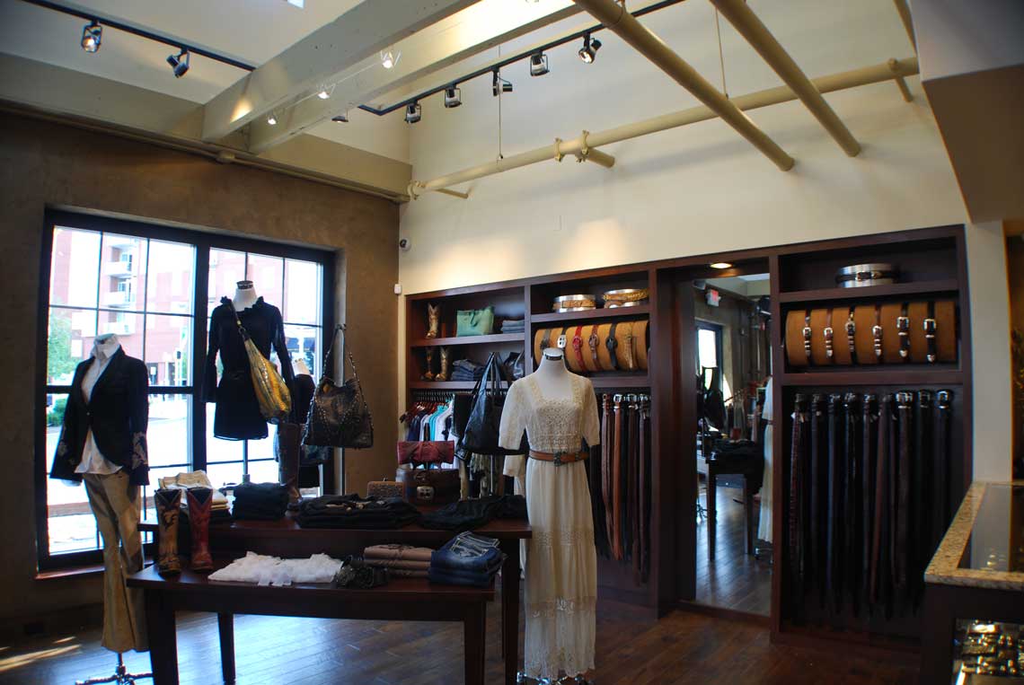 Lucchese Boots retail store development by Carter Group Nashville