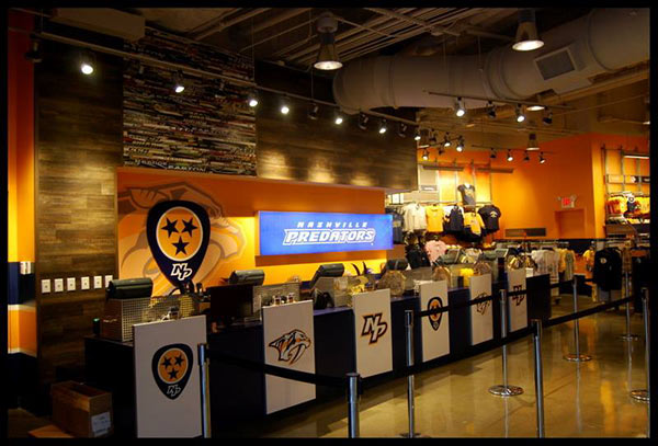 Predators Team Store commercial development by Carter Group